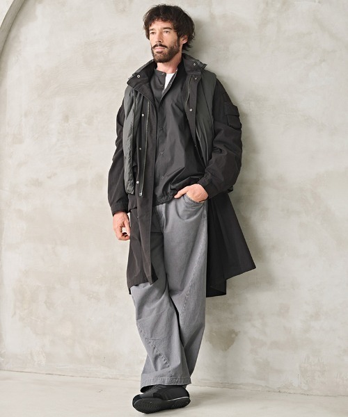 Kelen（ケレン）の「mj11184- MELVILLE  MODS UTILITY COAT モッズユーティリティーコート(KLM26HJK1121)（モッズコート・メンズ・ブラック/カーキ・38/40/42）」の14枚目の写真