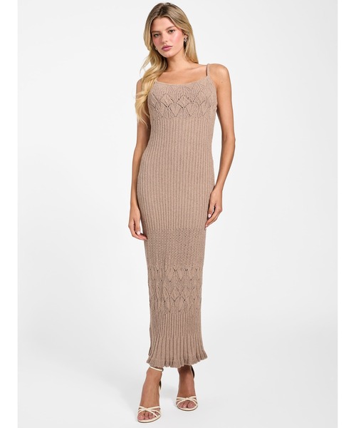 マーク&ロナ　CODE Mサイズ　ノンスリーブワンピース ノースリーブジャガードワンピース S M L 【メール便対応可