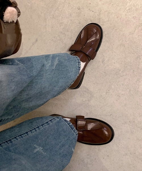 Vipoa(ヴィポア)の「Classic ribbon loafer(ローファー・レディース・ブラウン/ブラック・SMALL/LARGE/MEDIUM)」の22枚目の写真
