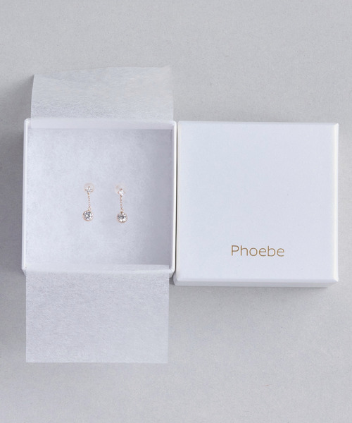 Phoebe（フィービィー）の「【K10】ディアフープピアス(片耳) ローズゴールド/BOXつき（ピアス（片耳用）・レディース・ピンクゴールド・FREE）」の10枚目の写真