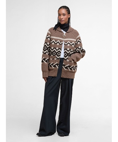 Barbour（バブアー）の「Klara フェアアイル ニットカーディガン（ニット/セーター・レディース・マルチ・8/10/6）」の2枚目の写真