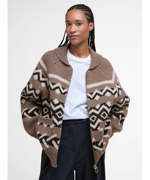 Barbour（バブアー）の「Klara フェアアイル ニットカーディガン（ニット/セーター・レディース・マルチ・8/10/6）」の3枚目の写真