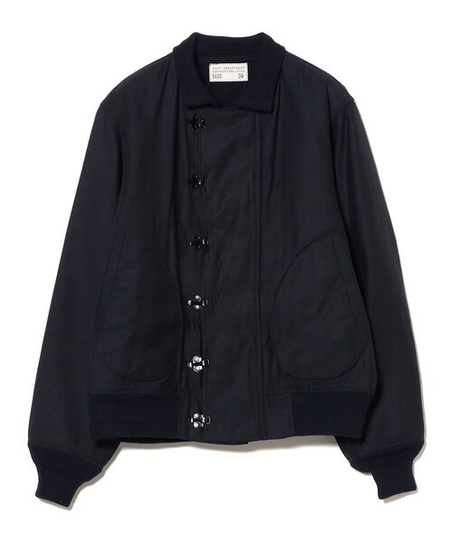 Buzz Rickson's(バズリクソンズ)の「BUZZ RICKSON'S / Type DECK HOOK “RAYON COTTON VERSION NAVY DEPARTMENT”(ブルゾン・レディース・ネイビー・36)」の2枚目の写真