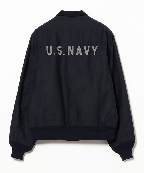 Buzz Rickson's(バズリクソンズ)の「BUZZ RICKSON'S / Type DECK HOOK “RAYON COTTON VERSION NAVY DEPARTMENT”(ブルゾン・レディース・ネイビー・36)」の7枚目の写真