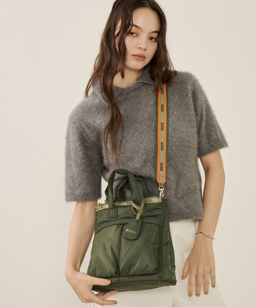 LeSportsac（レスポートサック）の「MED HELMET TOTE ガイアフレーム