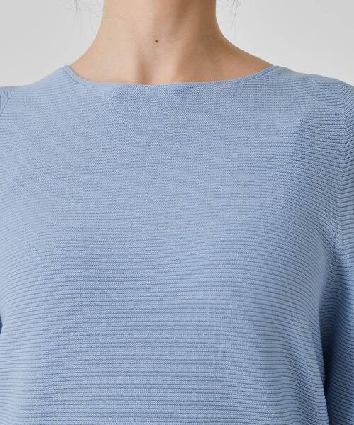 COUP DE CHANCE（クードシャンス）の「【手洗い可／日本製／ホールガーメント】ラメ混ドルマンニットトップス（ニット/セーター・レディース・ナチュラル/サックスブルー/ブラック/ピンク系/ピンク/ライトグレー・38/34）」の10枚目の写真