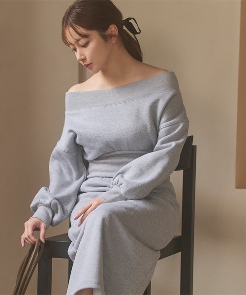 セール】[ 小澤美里さんコラボ ]選べる2丈裏起毛スウェットオフ