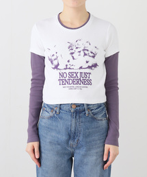 Carne Bollente | 【Carne Bollente/カルネボレンテ】  Kitten Crush AW25LT0501(Tシャツ/カットソー)