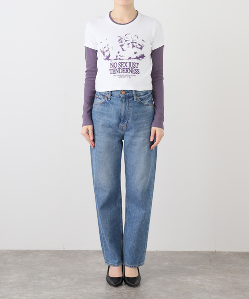 Carne Bollente（カルネボレンテ）の「【Carne Bollente/カルネボレンテ】  Kitten Crush AW25LT0501（Tシャツ/カットソー・レディース・ホワイト・SMALL）」の2枚目の写真