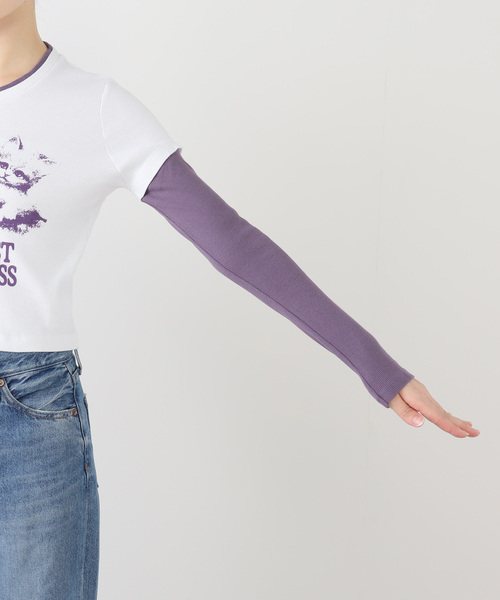 Carne Bollente（カルネボレンテ）の「【Carne Bollente/カルネボレンテ】  Kitten Crush AW25LT0501（Tシャツ/カットソー・レディース・ホワイト・SMALL）」の7枚目の写真