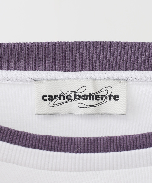 Carne Bollente（カルネボレンテ）の「【Carne Bollente/カルネボレンテ】  Kitten Crush AW25LT0501（Tシャツ/カットソー・レディース・ホワイト・SMALL）」の9枚目の写真