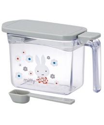 Miffy（ ミッフィー）の「ミッフィー ワンプッシュで開く調味料ポット miffyモノトーン SK（キッチンツール）」