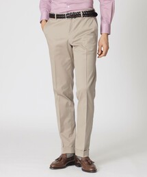 Paul Stuart（ポールスチュアート）の「「Adjustable Fit」&「Keep Pressed」 ペルヴィアンピマ×オーガニック綿ドレスチノ（スラックス）」