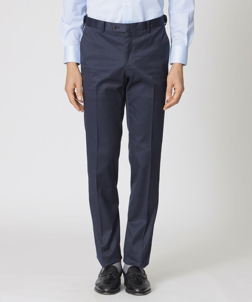 Paul Stuart(ポールスチュアート)の「「Adjustable Fit」&「Keep Pressed」 ペルヴィアンピマ×オーガニック綿ドレスチノ(スラックス・メンズ・オフホワイト/ベージュ系その他/ネイビー/グリーン系その他7・52/50/48/46)」の10枚目の写真