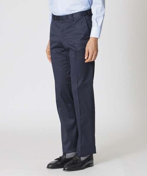 Paul Stuart(ポールスチュアート)の「「Adjustable Fit」&「Keep Pressed」 ペルヴィアンピマ×オーガニック綿ドレスチノ(スラックス・メンズ・オフホワイト/ベージュ系その他/ネイビー/グリーン系その他7・52/50/48/46)」の11枚目の写真