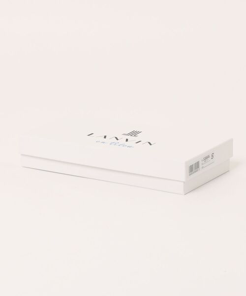 LANVIN en Bleu(ランバンオンブルー)の「【LANVIN en Bleu/ランバン オン ブルー】 モル ラウンドロングウォレット 長財布 牛革(財布・メンズ・ブラック/アイボリー/ブルー・FREE)」の7枚目の写真