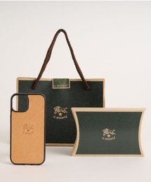 IL BISONTE（イルビゾンテ）の「【ZOZO限定ギフトセット】ギフトボックス＆ショッパー付きレザーソフトケース（スマホケース/カバー）」