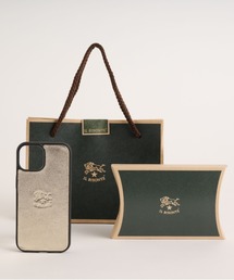 IL BISONTE（イルビゾンテ）の「【ZOZO限定ギフトセット】ギフトボックス＆ショッパー付きレザーソフトケース（スマホケース/カバー）」