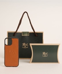 IL BISONTE（イルビゾンテ）の「【ZOZO限定ギフトセット】ギフトボックス＆ショッパー付きレザーソフトケース（スマホケース/カバー）」