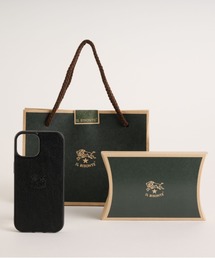 IL BISONTE（イルビゾンテ）の「【ZOZO限定ギフトセット】ギフトボックス＆ショッパー付きレザーソフトケース（スマホケース/カバー）」