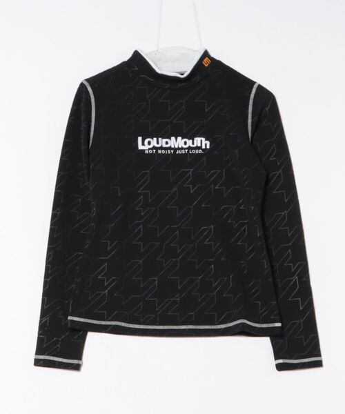 Loudmouth(ラウドマウス)の「【Loudmouth/ラウドマウス】レディースエンボスジャージ長袖シャツ ストレッチモックネック長袖シャツ ゴルフ(シャツ/ブラウス・レディース・ブラック/オフホワイト/ピンク・LARGE/X-LARGE/MEDIUM)」の16枚目の写真