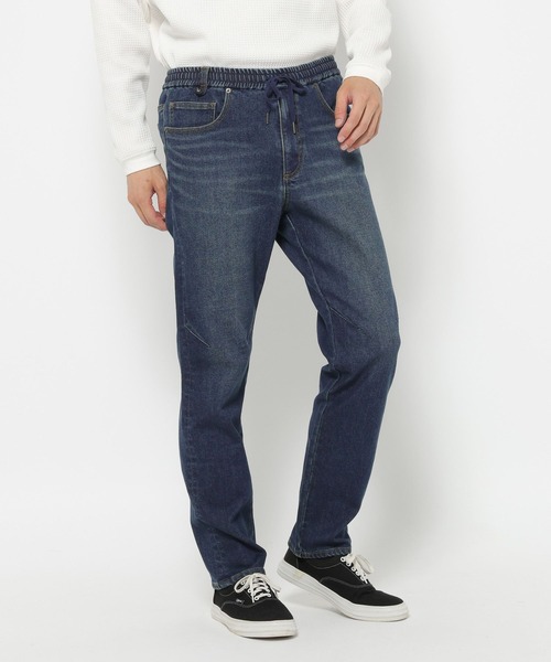 BAYFLOW（ベイフロー）の「【裏起毛・ストレッチ】WARM UPスリムデニムパンツ（デニムパンツ・メンズ・ブラック/ネイビー・MEDIUM/LARGE）」の11枚目の写真