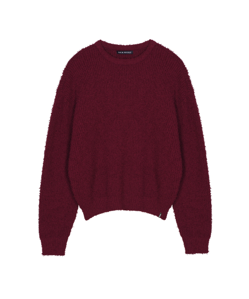 NICK&NICOLE（ニックアンドニコール）の「BOUCLE LS SWEATER_BURGUNDY（ニット/セーター・レディース・その他・FREE）」の4枚目の写真