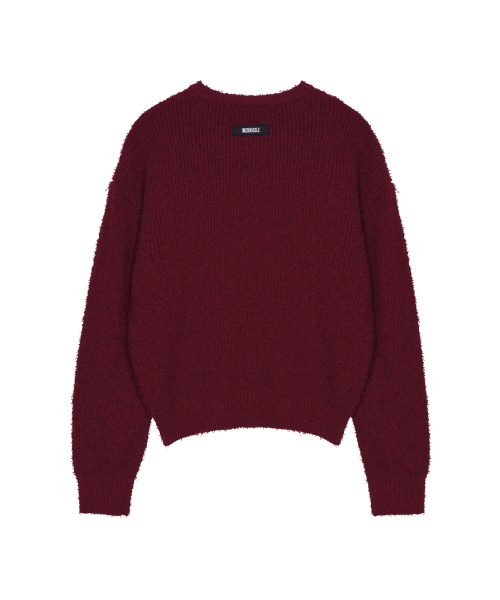 NICK&NICOLE（ニックアンドニコール）の「BOUCLE LS SWEATER_BURGUNDY（ニット/セーター・レディース・その他・FREE）」の5枚目の写真