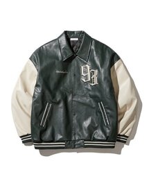 《総刺繍デザイン》レザージャケットブルゾンビンテージ　bboy 00s 90s レザー | ACIDHOUSE Vintage＆New Culture Shop
