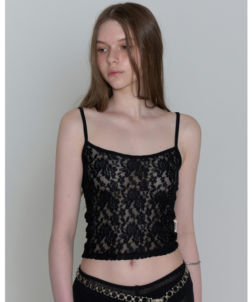 ROCKCAKE(ロックケーキ)の「Lace Sleeveless - Black(Tシャツ/カットソー・レディース・その他・SMALL)」の1枚目の写真