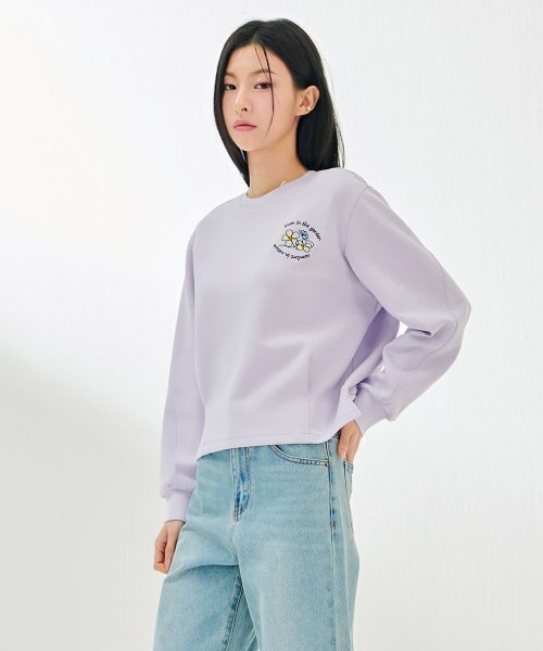 CHASECULT（チェイスカルト）の「レディース裾デザイン変更スウェットTシャツ-DARG5164B0T（スウェット・レディース・バイオレット・90/85）」の5枚目の写真