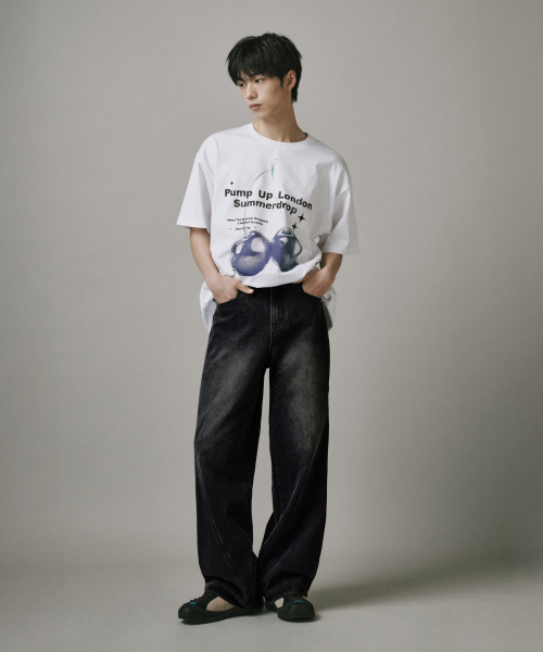 Verdnt（バーダント）の「切開レイヤードカーゴワイドデニムパンツ[ブラック]（デニムパンツ・レディース・ブラック・MEDIUM/LARGE/X-LARGE/SMALL）」の12枚目の写真