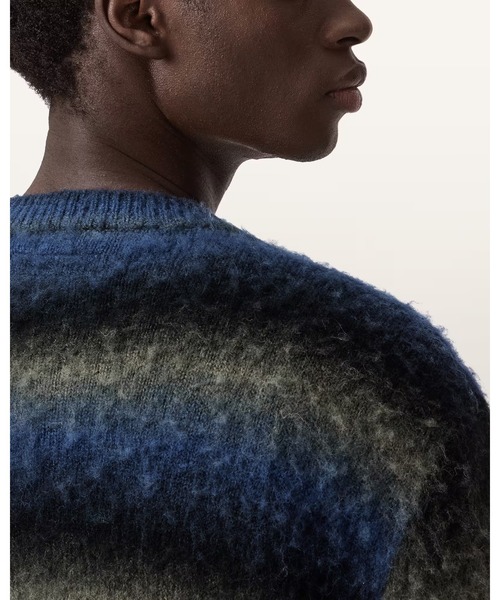 ALLSAINTS(オールセインツ)の「HALLEY MERINO CARDIGAN | HALLEY メリノ カーディガン(カーディガン/ボレロ・メンズ・ブルー系その他・XS/S/L/XL/M)」の5枚目の写真