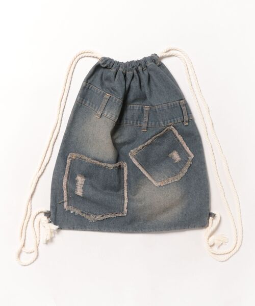 黒*猫様 デニムリメイク　3waybag リュック　トート　ショルダー　レオパ 黒*猫様 デニムリメイク 3waybag リュック トート ショルダー レオパ