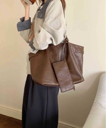 BY THE BAY（バイザベイ）の「トートバッグ/エコレザートートバッグ ビジネス カジュアル（トートバッグ）」