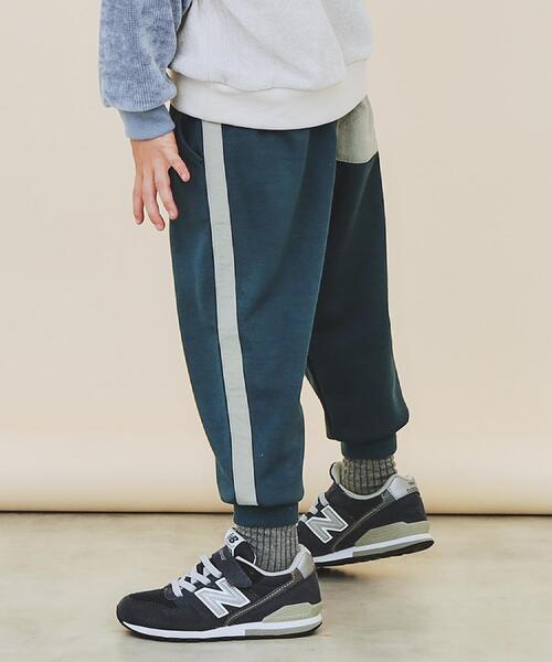 THE SHOP TK (ザ ショップ ティーケー )の「【110-160】ダンボールジョガーパンツ/セットアップ可(その他パンツ・キッズ・ブラック/グリーン・12/16/15 /14/13/11)」の2枚目の写真