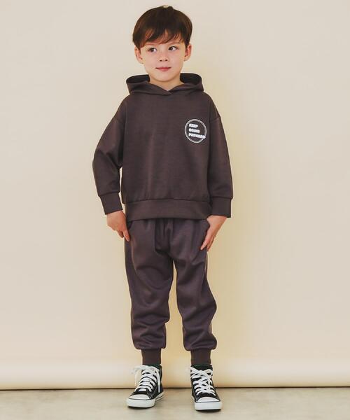 THE SHOP TK (ザ ショップ ティーケー )の「【110-160】ダンボールジョガーパンツ/セットアップ可(その他パンツ・キッズ・ブラック/グリーン・12/16/15 /14/13/11)」の3枚目の写真