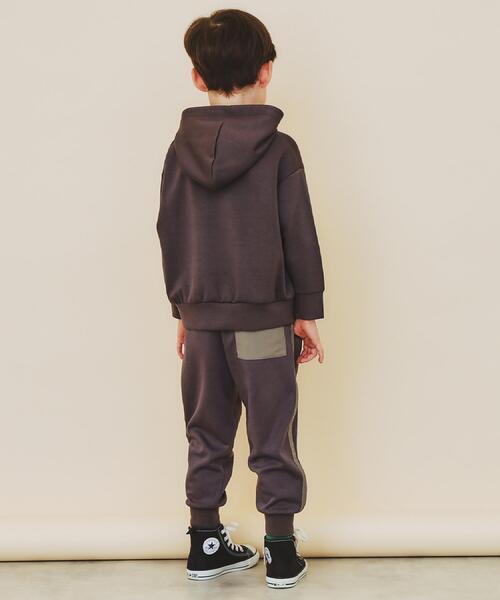 THE SHOP TK (ザ ショップ ティーケー )の「【110-160】ダンボールジョガーパンツ/セットアップ可(その他パンツ・キッズ・ブラック/グリーン・12/16/15 /14/13/11)」の5枚目の写真