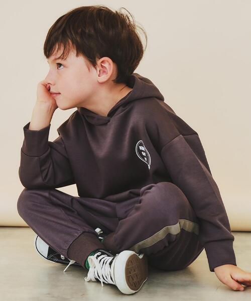 THE SHOP TK (ザ ショップ ティーケー )の「【110-160】ダンボールジョガーパンツ/セットアップ可(その他パンツ・キッズ・ブラック/グリーン・12/16/15 /14/13/11)」の6枚目の写真