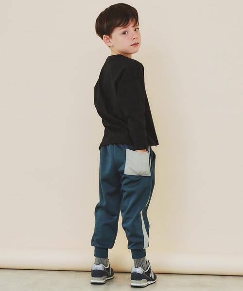 THE SHOP TK (ザ ショップ ティーケー )の「【110-160】ダンボールジョガーパンツ/セットアップ可(その他パンツ・キッズ・ブラック/グリーン・12/16/15 /14/13/11)」の9枚目の写真