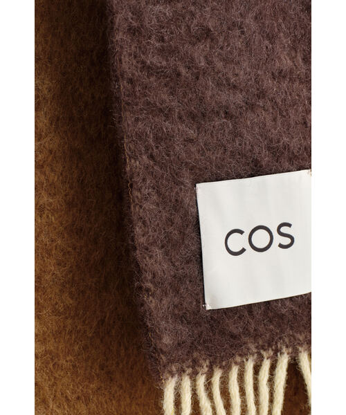 COS モヘア　マフラー　オーバーサイズフリンジ COS モヘア マフラー オーバーサイズフリンジ OVERSIZED FRINGED SCARF