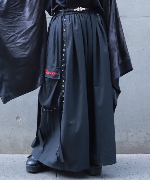 牡丹刺繍袴パンツ（その他パンツ）｜REZEN（リゼン）のファッション