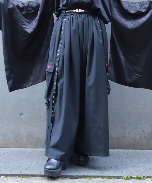 REZEN(リゼン)の「牡丹刺繍袴パンツ(その他パンツ・メンズ・ブルーパープル/ライトグレー/ローズ・SMALL/MEDIUM)」の4枚目の写真