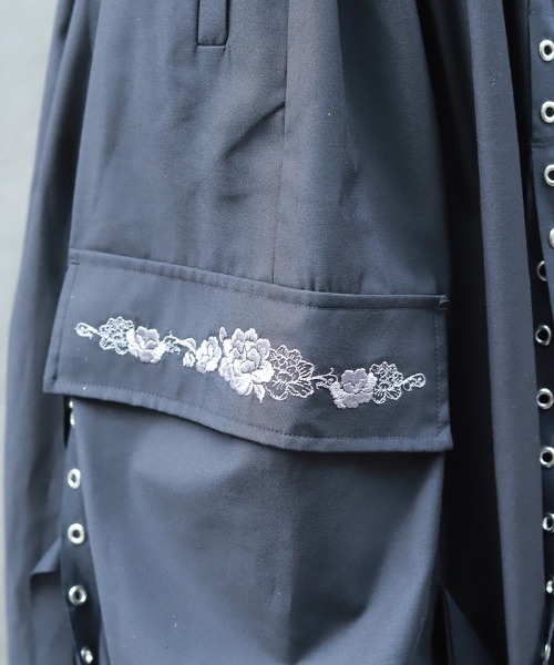 REZEN(リゼン)の「牡丹刺繍袴パンツ(その他パンツ・メンズ・ブルーパープル/ライトグレー/ローズ・SMALL/MEDIUM)」の10枚目の写真