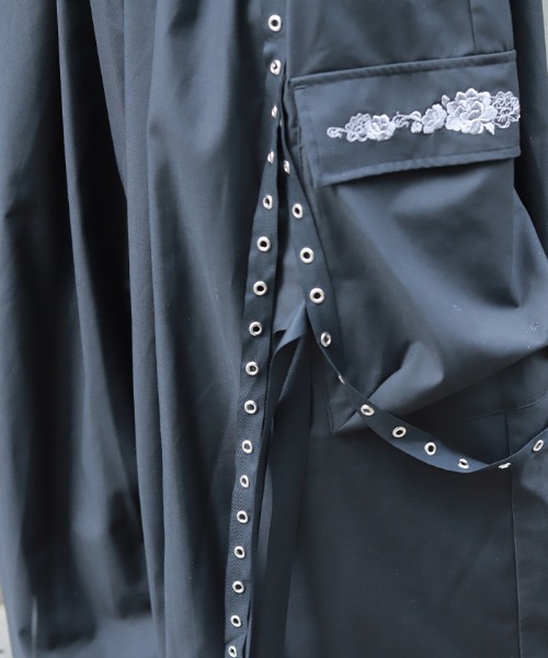 REZEN(リゼン)の「牡丹刺繍袴パンツ(その他パンツ・メンズ・ブルーパープル/ライトグレー/ローズ・SMALL/MEDIUM)」の11枚目の写真