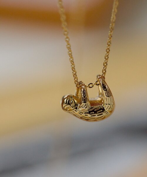 ear PAPILLONNER（イアパピヨネ）の「ナマケモノネックレス（ネックレス・レディース・ゴールド/シルバー・FREE）」の10枚目の写真