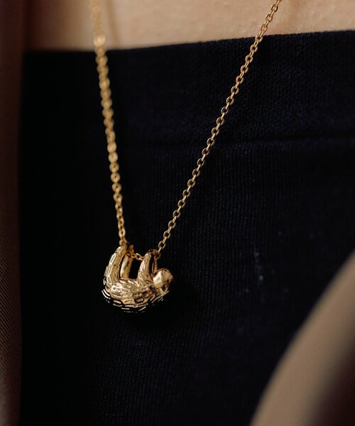 ear PAPILLONNER（イアパピヨネ）の「ナマケモノネックレス（ネックレス・レディース・ゴールド/シルバー・FREE）」の16枚目の写真