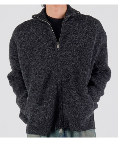 Woolblend Blouson — блузон из смесовой шерсти с высоким воротом (чекер)