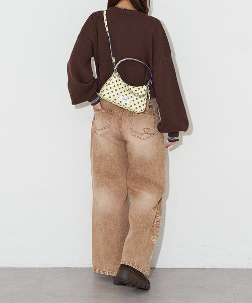 GRAIN(グレイン)の「【GRAIN/グレイン】チャーム付き水玉2WAYハンドバック(トートバッグ・レディース・ブラック/パープル/イエロー/ホワイト・FREE)」の22枚目の写真