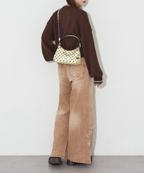 GRAIN(グレイン)の「【GRAIN/グレイン】チャーム付き水玉2WAYハンドバック(トートバッグ・レディース・ブラック/パープル/イエロー/ホワイト・FREE)」の21枚目の写真